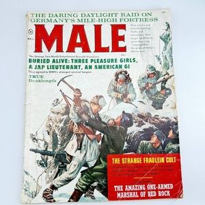 Vintage MALE Magazine December 1960 Rare